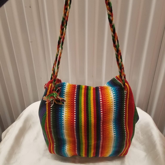 Hand made Boho multicolor Bag - Picture 3 of 8